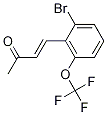 (3E)-4-[2-BroMo-6-(trifluoroMethoxy)phenyl]but-3-en-2-one CAS#: 1381952-86-8
