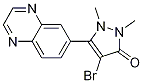 3H-Pyrazol-3-one, 4-broMo-1,2-dihydro-1,2-diMethyl-5-(6-quinoxalinyl)- CAS#: 1208320-93-7