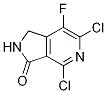 3H-Pyrrolo[3,4-c]pyridin-3-one, 4,6-dichloro-7-fluoro-1,2-dihydro- CAS#: 1312693-69-8