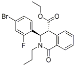 (3R,4R)-Ethyl 3-(4-bromo-2-fluorophenyl)-1-oxo-2-propyl-1,2,3,4-tetrahydroisoquinoline-4-carboxylate CAS#: 1260606-41-4