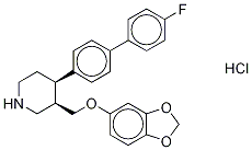 (3R,4S)-rel-3-[(1,3-Benzodioxol-5-yloxy)Methyl]-4-(4'-fluoro[1,1'-biphenyl]-4-yl)-piperidine Hydrochloride CAS#: 1217655-87-2