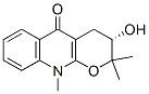 (3S)-2,3,4,10-Tetrahydro-3-hydroxy-2,2,10-trimethyl-5H-pyrano[2,3-b]quinolin-5-one CAS#: 7688-58-6