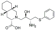 (3S,4AS,8AS)-2-[(2R,3R)-3-AMINO-2-HYDROXY-4-PHENYTHIOBUTYL]-DECAHYDRO-3-ISOQUINOLINECARBOXYLIC ACID CAS#: 1221793-34-5