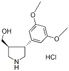 [(3S,4R)-4-(3,5-dimethoxyphenyl)pyrrolidin-3-yl]methanol hydrochloride CAS#: 1217723-39-1