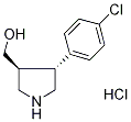 [(3S,4R)-4-(4-chlorophenyl)pyrrolidin-3-yl]methanol hydrochloride CAS#: 1217780-42-1