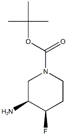 (3S,4R)-rel-3-AMino-1-Boc-4-fluoropiperidine CAS#: 1273565-65-3