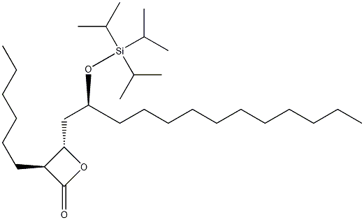 (3S,4S)-3-Hexyl-4[(S)-2-(triisopropylsilyloxy)tridecyl]-2-oxetanone CAS#: 1072902-84-1