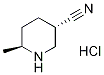 (3S,6S)-6-Methylpiperidine-3-carbonitrile hydrochloride CAS#: 1374653-08-3