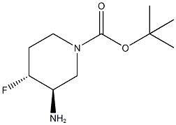 (3r,4r)-rel-3-amino-1-boc-4-fluoropiperidine CAS#: 1273567-30-8