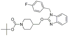 4-[1-(4-Fluoro-benzyl)-1H-benzoiMidazol-2-yloxyMethyl]-piperidine-1-carboxylic acid tert-butyl ester CAS#: 1353978-58-1
