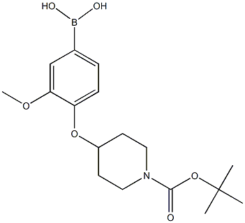 4-(1-BOC-piperidin-4-yloxy)-3-Methoxyphenylboronic acid CAS#: 1072946-30-5