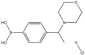 (4-(1-Morpholinoethyl)phenyl)boronic acid hydrochloride CAS#: 1226814-83-0