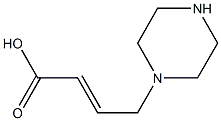 4-(1-Piperazinyl)-2-butenoic acid CAS#: 1251504-25-2