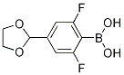 4-(1,3-Dioxolan-2-yl)-2,6-difluorophenylboronic acid CAS#: 1072946-41-8