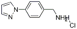 (4-(1H-Pyrazol-1-yl)phenyl)MethanaMine hydrochloride CAS#: 1107632-13-2