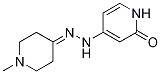 4-(2-(1-methylpiperidin-4-ylidene)hydrazinyl)pyridin-2(1H)-one CAS#: 1251033-13-2