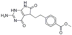 4-[2-(2-AMino-4,5,6,7-tetrahydro-4,6-dioxo-3H-pyrrolo[2,3-d]pyriMidin-5-yl)ethyl]benzoic Acid Methyl Ester CAS#: 1320346-43-7