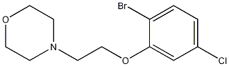 4-(2-(2-Bromo-5-chlorophenoxy)ethyl)morpholine CAS#: 1255574-55-0