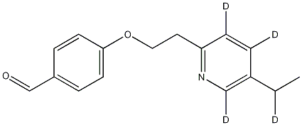 4-[2-(5-Ethyl-2-pyridinyl)-D4-ethoxy]-benzaldehyde CAS#: 1189479-80-8