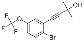 4-(2-Bromo-5-(trifluoromethoxy)phenyl)-2-methylbut-3-yn-2-ol CAS#: 1187385-74-5