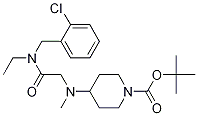 4-({[(2-Chloro-benzyl)-ethyl-carbaMoyl]-Methyl}-Methyl-aMino)-piperidine-1-carboxylic acid tert-butyl ester CAS#: 1353965-73-7