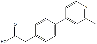 [4-(2-Methyl-pyridin-4-yl)-phenyl]-acetic acid CAS#: 1243245-69-3