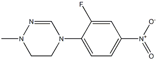 4-(2-fluoro-4-nitrophenyl)-1-methyl-1,4,5,6-tetrahydro-1,2,4-triazine CAS#: 1334167-66-6