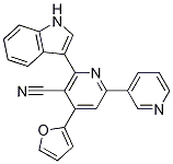 4-(2-furyl)-6-(1H-indol-3-yl)-2,3'-bipyridine-5-carbonitrile CAS#: 1194024-96-8