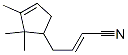 4-(2,2,3-trimethyl-3-cyclopenten-1-yl)-2-butenenitrile CAS#: 71042-97-2