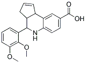 4-(2,3-DIMETHOXY-PHENYL)-3A,4,5,9B-TETRAHYDRO-3H-CYCLOPENTA[C]QUINOLINE-8-CARBOXYLIC ACID CAS#: 1212298-71-9
