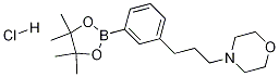 4-{3-[3-(4,4,5,5-Tetramethyl-1,3,2-dioxaborolan-2-yl)phenyl]propyl}morpholine hydrochloride CAS#: 1150271-72-9