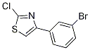 4-(3-BroMophenyl)-2-chlorothiazole CAS#: 1188037-87-7