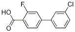 4-(3-Chlorophenyl)-2-fluorobenzoic acid CAS#: 1261929-04-7