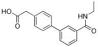 {4-[3-(EthylcarbaMoyl)phenyl]phenyl}acetic acid CAS#: 1375069-21-8