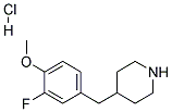 4-(3-FLUORO-4-METHOXY-BENZYL)-PIPERIDINE HYDROCHLORIDE CAS#: 1171578-73-6