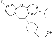 4-[3-fluoro-10,11-dihydro-8-isopropyldibenzo[b,f]thiepin-10-yl]piperazine-1-ethanol CAS#: 70931-18-9