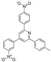 4-(3-nitrophenyl)-6-(4-nitrophenyl)-2-(p-tolyl)pyridine CAS#: 71720-45-1