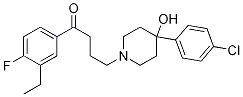 4-[4-(4-Chlorophenyl)-4-hydroxy-1-piperidinyl]-1-(3-ethyl-4-fluorophenyl)-1-butanone CAS#: 1391052-87-1