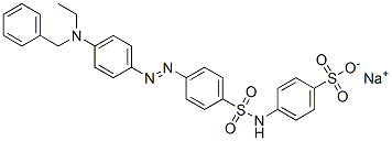 4-[[[4-[[4-[Ethyl(phenylmethyl)amino]phenyl]azo]phenyl]sulfonyl]amino]benzenesulfonic acid sodium salt CAS#: 71550-23-7