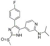4-(4-(4-Fluorophenyl)-2-(Methylsulfinyl)-1H-iMidazol-5-yl)-N-isopropylpyridin-2-aMine CAS#: 1289617-06-6