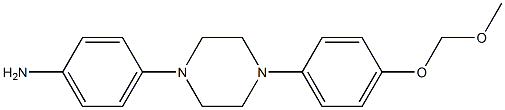 4-[4-[4-(MethoxyMethoxy)phenyl]-1-piperazinyl]benzenaMine CAS#: 1246815-17-7