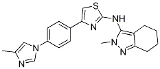 4-(4-(4-Methyl-1H-iMidazol-1-yl)phenyl)-N-(2-Methyl-4,5,6,7-tetrahydro-2H-indazol-3-yl)thiazol-2-aMine CAS#: 1353570-24-7