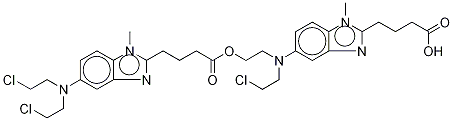 4-[-((-((4-(5-(Bis(2-hydroxyethyl)aMino)-1-Methyl-1H-benzo[d]iMidazol-2-yl)butanoyl)oxy)ethyl)(2-hydroxyethyl)aMino)-1-Methyl-1H-benzo[d]iMidazol-2-yl)butanic Acid CAS#: 1228551-91-4