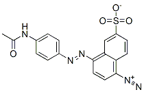4-[[4-(Acetylamino)phenyl]azo]-6-sulfonato-1-naphthalenediazonium CAS#: 71393-88-9