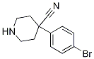 4-(4-BroMophenyl)piperidin-4-carbonitrile CAS#: 1255666-69-3