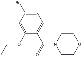 4-[(4-Bromo-2-ethoxyphenyl)carbonyl]morpholine CAS#: 1261911-20-9