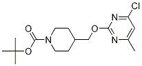 4-(4-Chloro-6-methyl-pyrimidin-2-yloxymethyl)-piperidine-1-carboxylic acid tert-butyl ester CAS#: 1289385-35-8