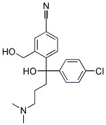 4-[4-(DIMETHYLAMINO)-1-(4'-CHLOROPHENYL)-1-HYDROXYBUTYL]-3-(HYDROXYMETHYL)-BENZONITRILE CAS#: 1076200-05-9