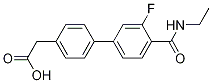 4-[4-(Ethylcarbamoyl)-3-fluorophenyl]phenylacetic acid CAS#: 1334500-11-6