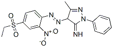 4-[[4-(Ethylsulfonyl)-2-nitrophenyl]azo]-2,4-dihydro-5-methyl-2-phenyl-3H-pyrazol-3-imine CAS#: 70833-53-3